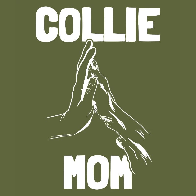 Border Collie Mama Mutter Mom Pfote