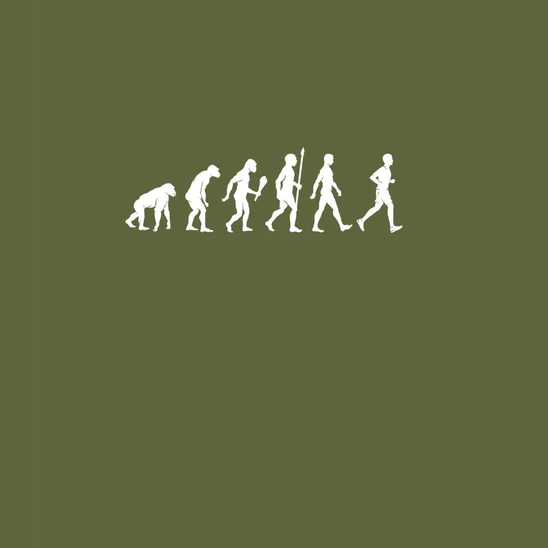 Lustige Jogging Evolution Läufer Geschenkidee
