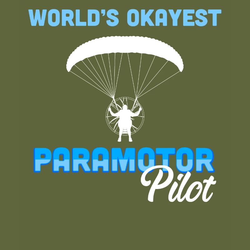 Paramotor Pilot Paragliding Paramotoring Produkt