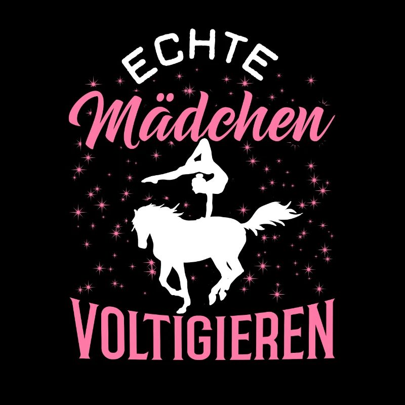 Echte Mädchen Voltigieren Reiter Pferdebesitzer St