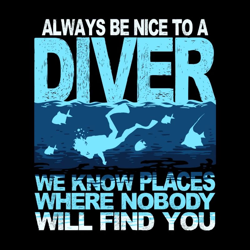 Funny Scuba Diving Deep Sea Diver