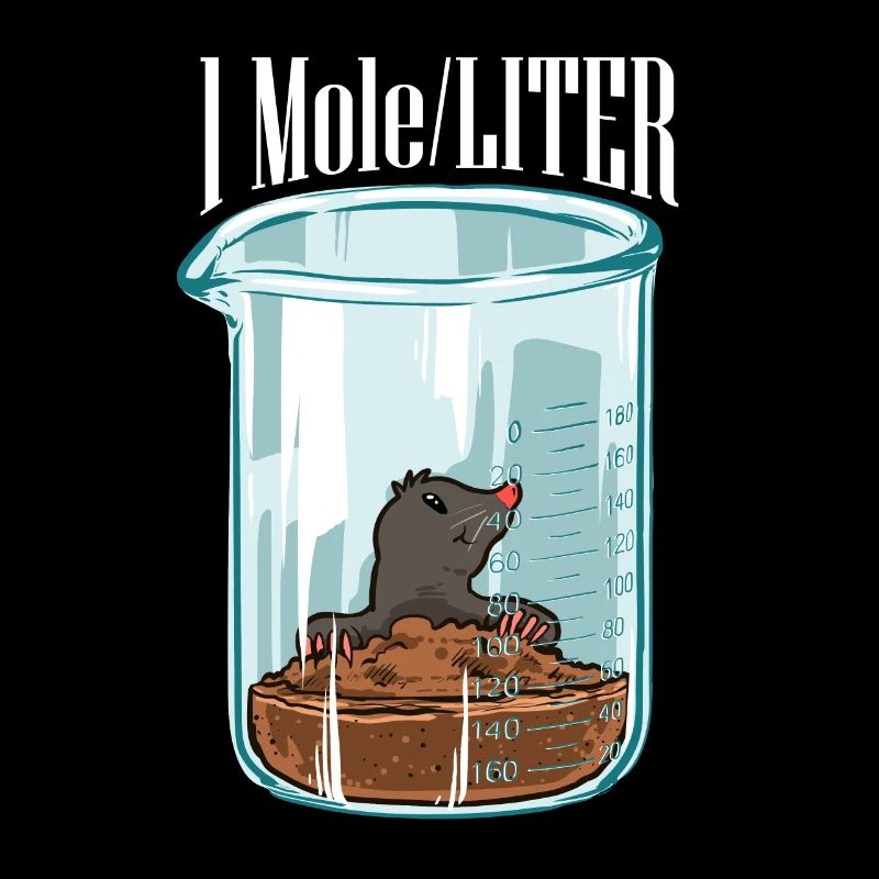 Chemistry Science Cute One Mole Per Liter