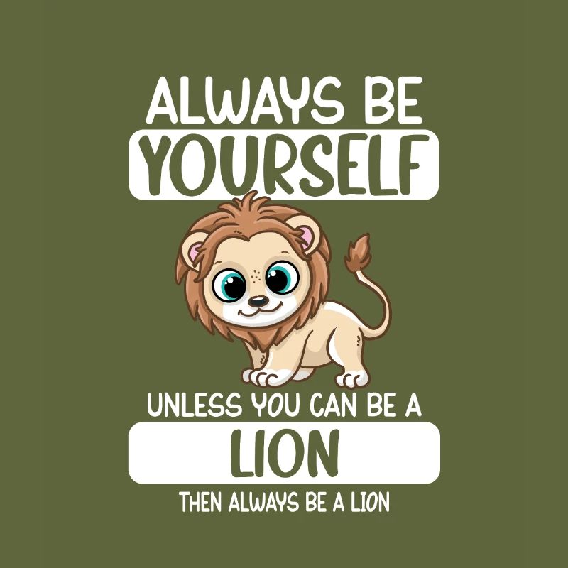 Löwe Always Be Yourself Unless You Can Be A Lion