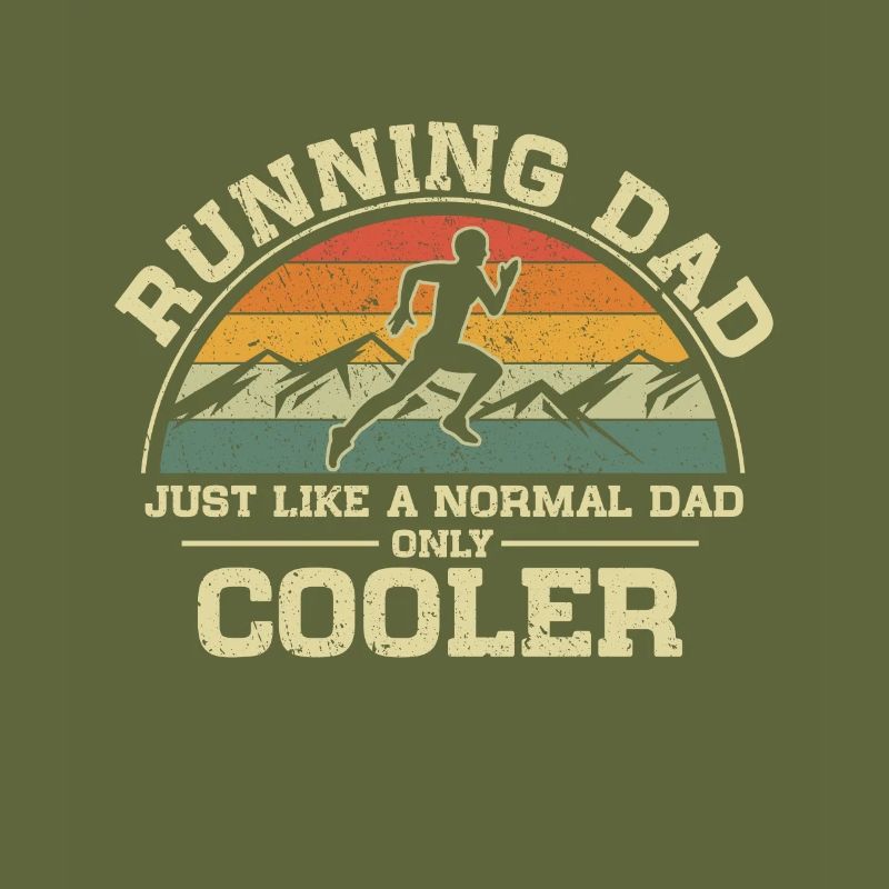 Courir papa comme un papa normal seulement plus cool