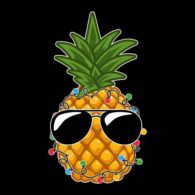 Tropical Fruit Pineapple Christmas In July Summer