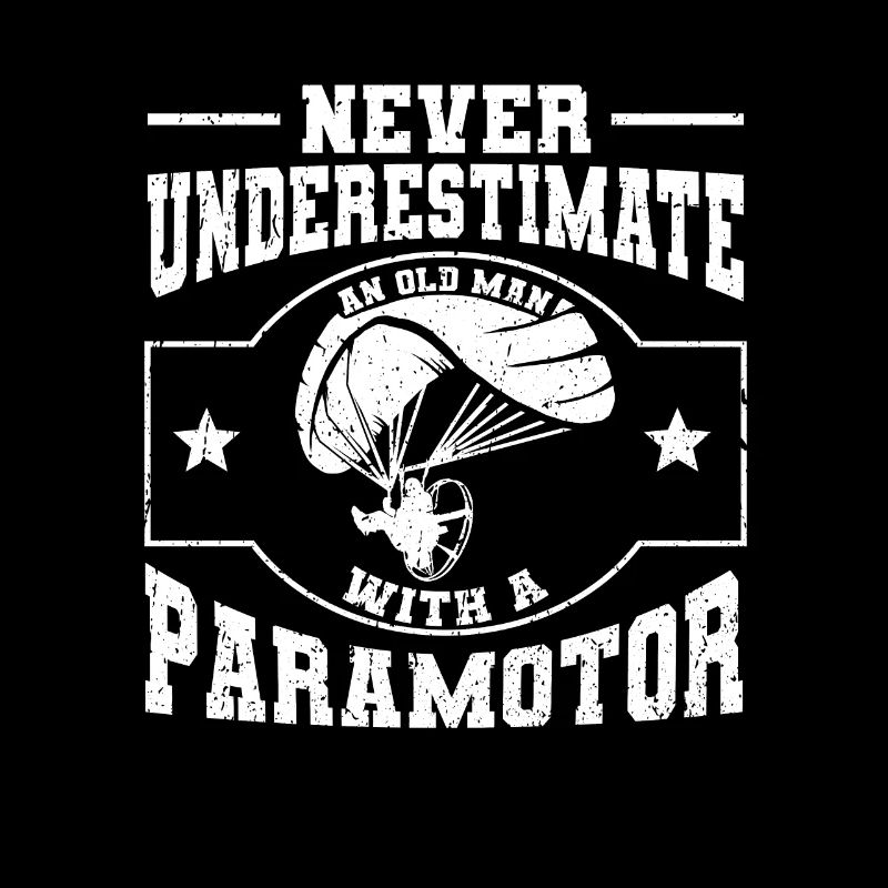Never Underestimate An Old Man With A Paramotor