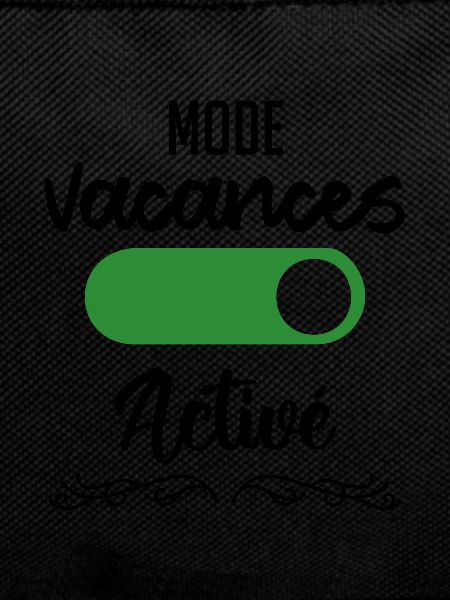 mode vacances activé