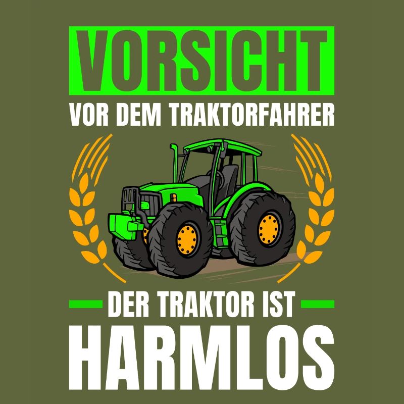 Vorsicht Vor Dem Traktorfahrer Traktor