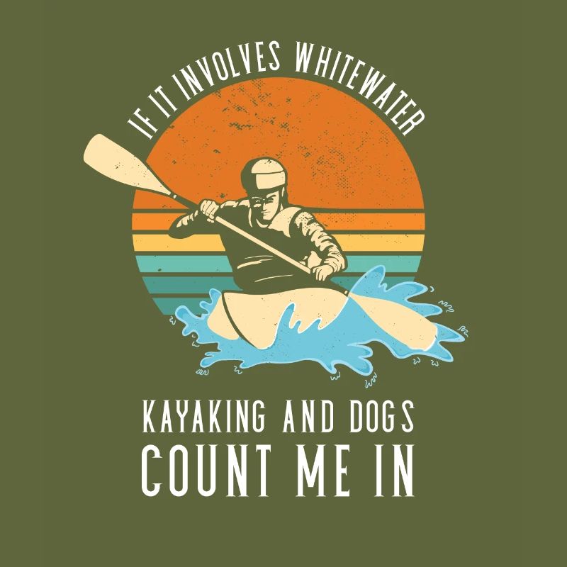 S’il s’agit de kayak en eau vive et de chiens