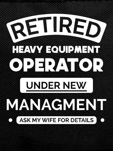 Retired machine operator