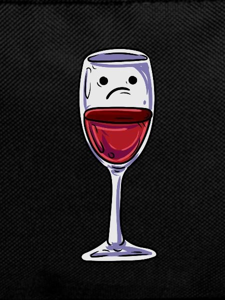 Glass of red wine Wine