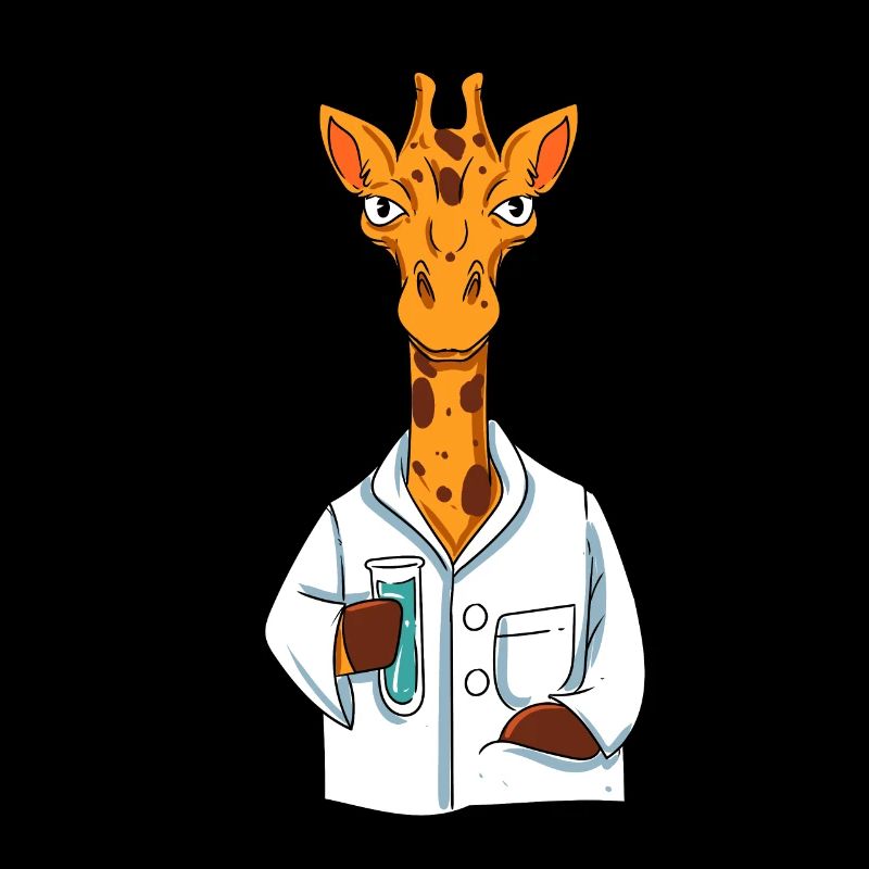 Giraffe Wissenschaftlerin