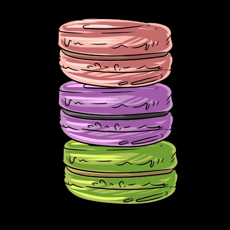 Macarons Candy Cookies