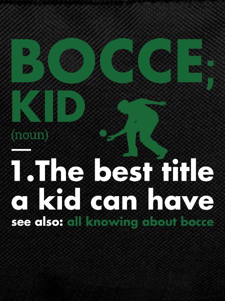 Sport Kid Definition Bocce