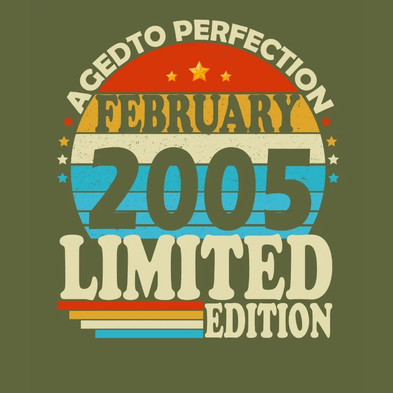 February 2005 Born birthday Retro