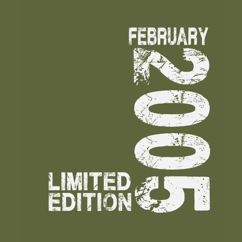 February 2005 Born birthday Retro