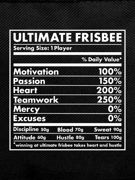 Sport Nutrition Ultimate Frisbee