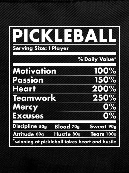 Sport Nutrition Pickleball