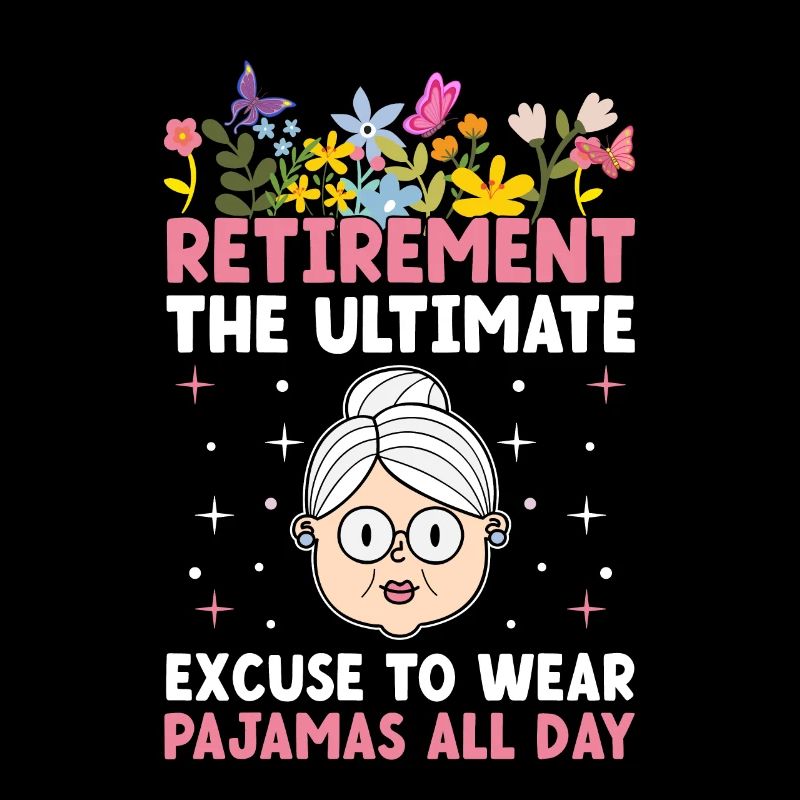 Grand-mère retraitée Pension de retraite Grand-mère Reti