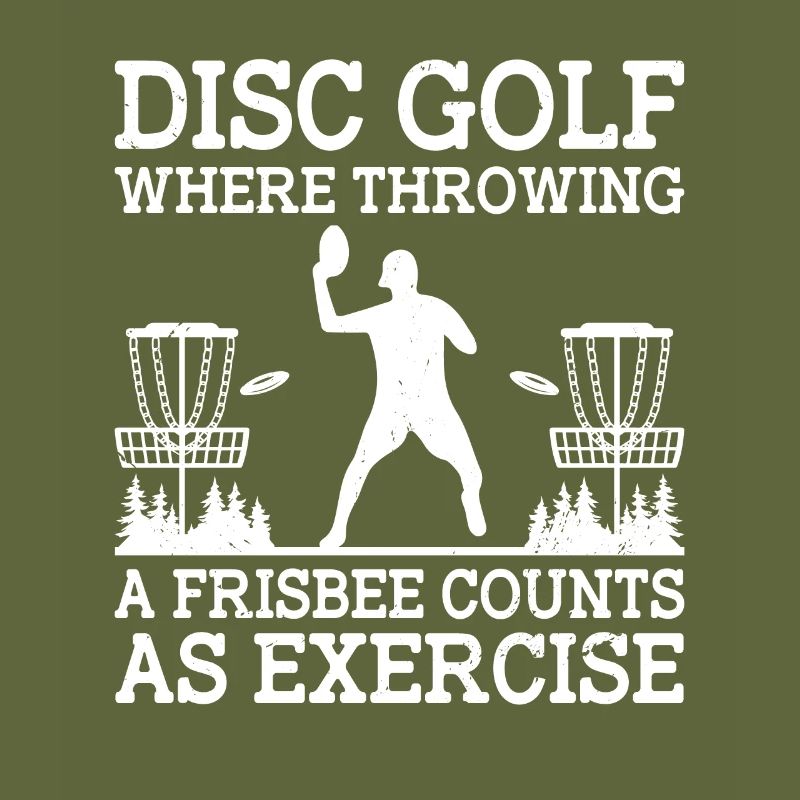 Disc Golf Player Disc Golfer Frisbee Player Par Pu