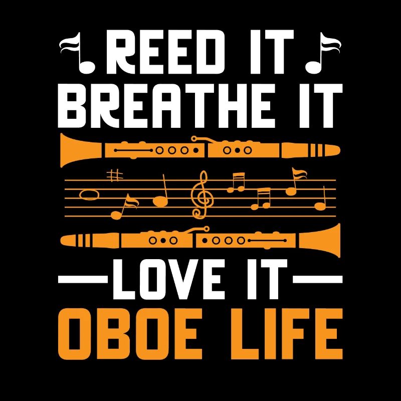 Oboe Player Oboe Basoonist Marching Band Instrumen