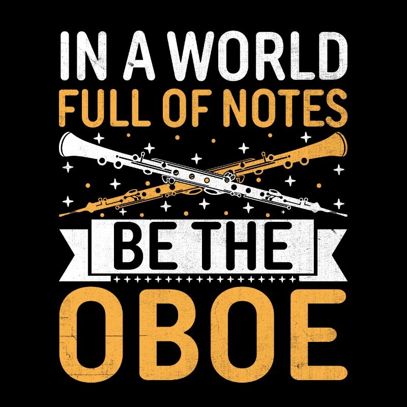 Oboe Player Oboe Basoonist Marching Band Instrumen
