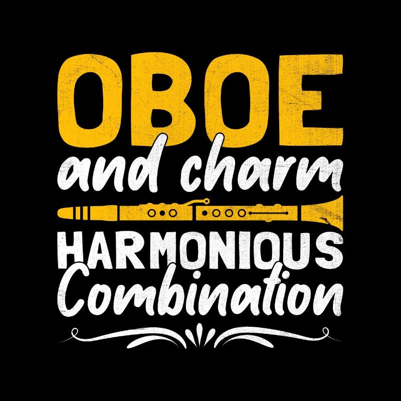 Oboe Player Oboe Basoonist Marching Band Instrumen