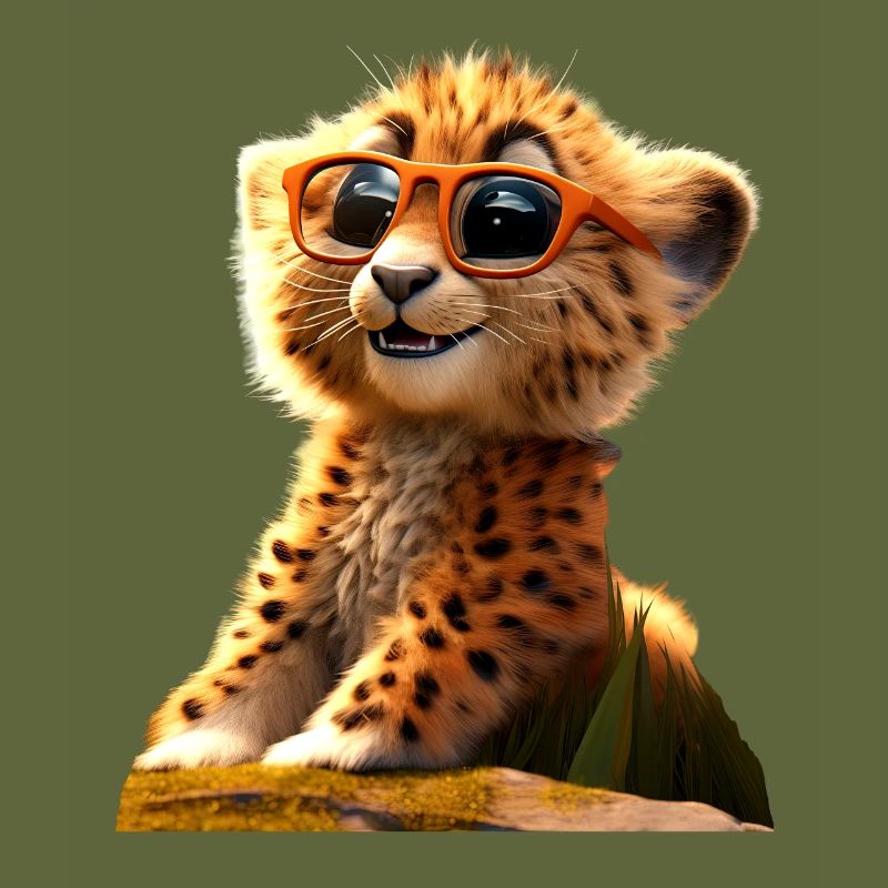 Lunettes de soleil guépard Chats guépard Mignon guépard