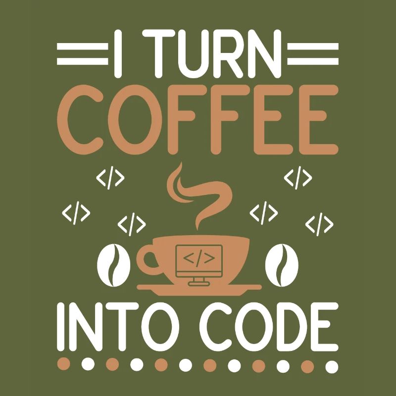 Kaffee-Codierung Programmierer Programmierer Entwickler Nerd Coff