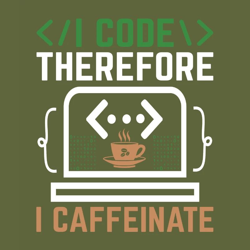 Kaffee-Codierung Programmierer Programmierer Entwickler Nerd Coff