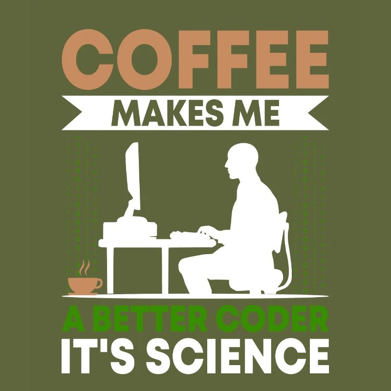 Kaffee-Codierung Programmierer Programmierer Entwickler Nerd Coff