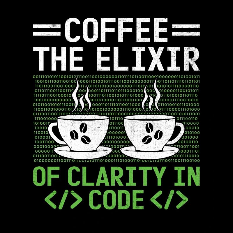 Kaffee-Codierung Programmierer Programmierer Entwickler Nerd Coff