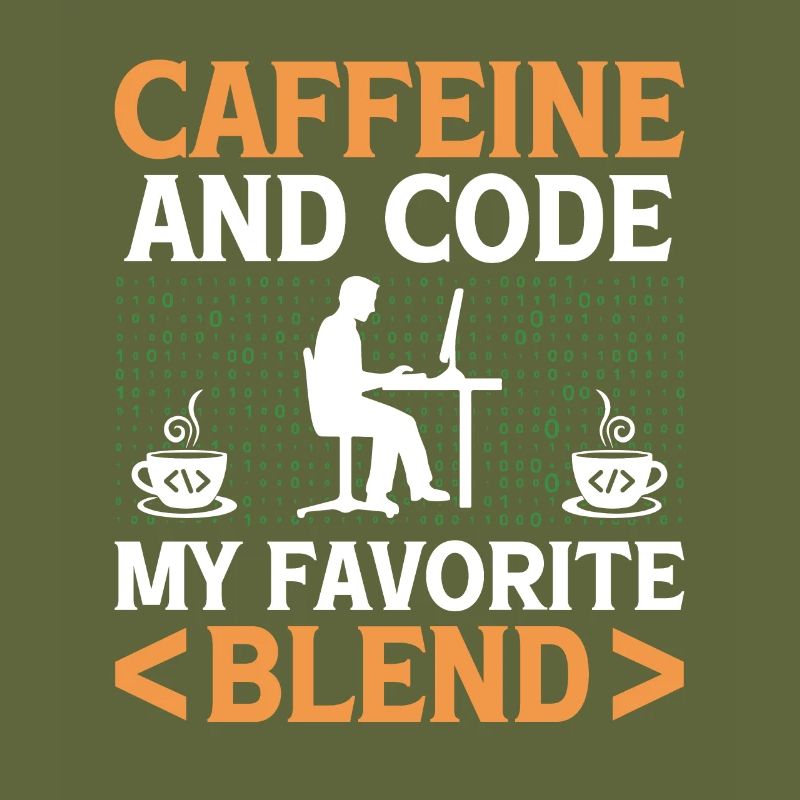 Kaffee-Codierung Programmierer Programmierer Entwickler Nerd Coff