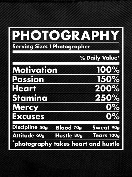 Photographer Nutrition Photography