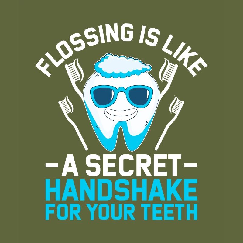 L’utilisation du fil dentaire est comme une poignée de main secrète pour vos dents