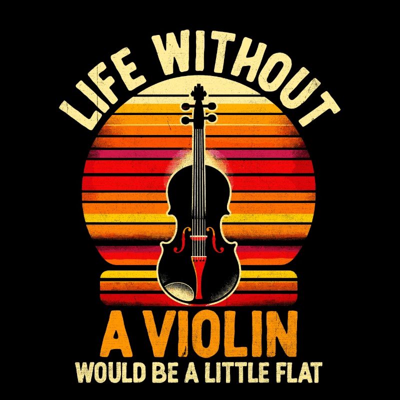 La vie sans violon serait un petit viol plat