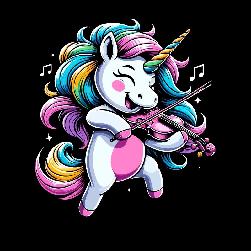 Licorne Violon Instrument Violoniste Violon Violon