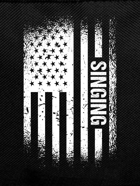 Singer Us Flag Singing
