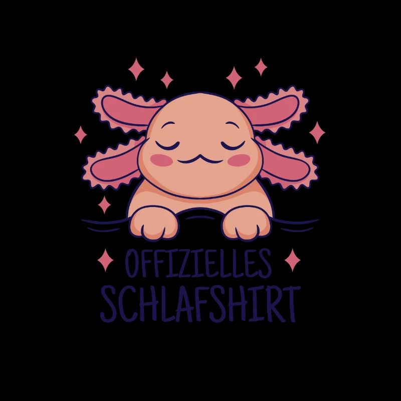 Drôle d’axolotl endormi