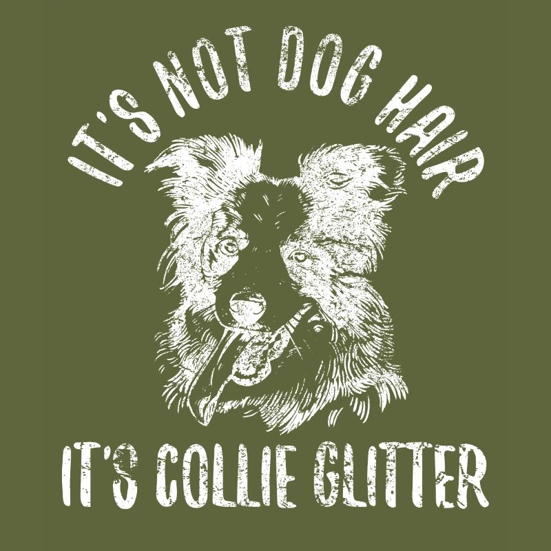Conception unique de border collie pour