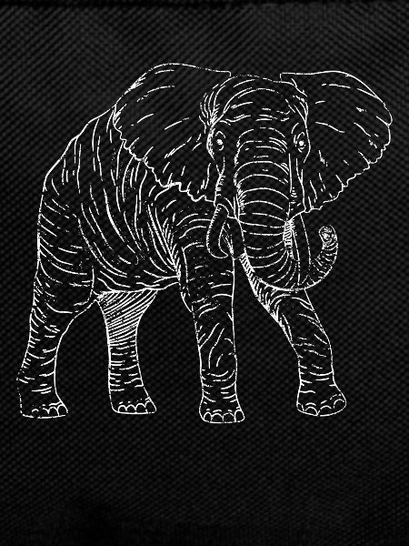 Retro Elephant Spiritual Animal Design