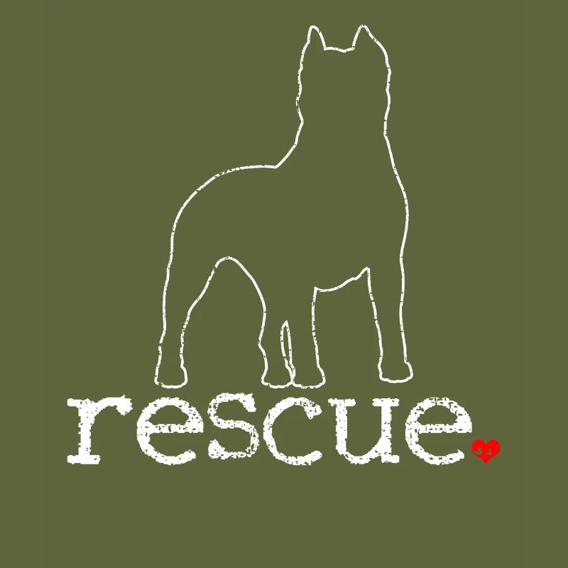 Conception d’illustration unique par Pitbull Rescue