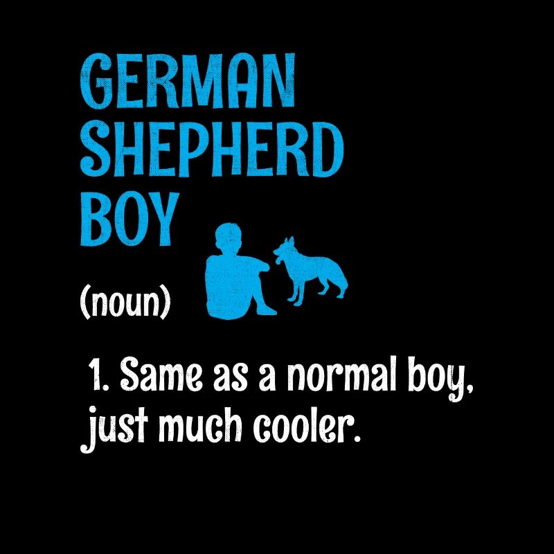 Deutscher Schäferhundjunge Wie Ein Normales Mädchen Nur Muc