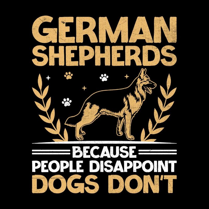 Deutsche Schäferhunde, weil Menschen Hunde enttäuschen
