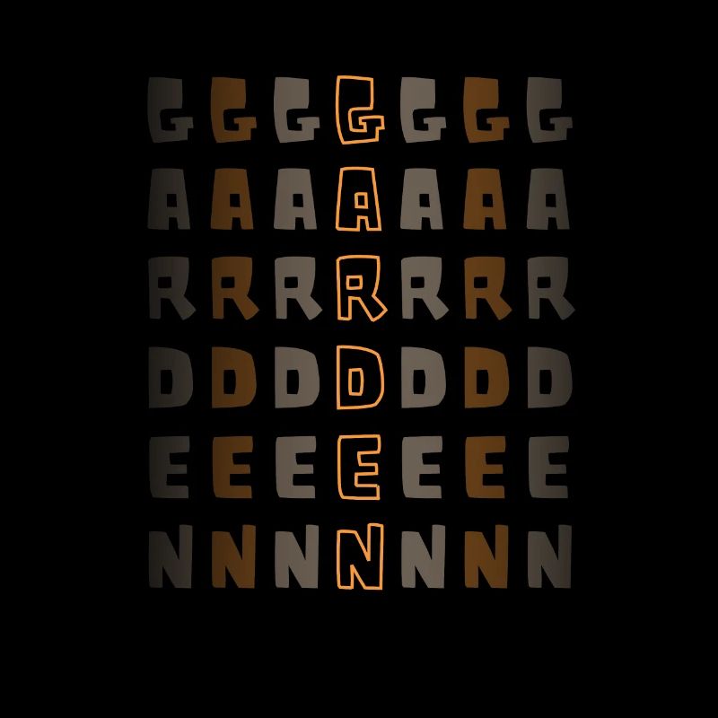 Garten psychedelisch