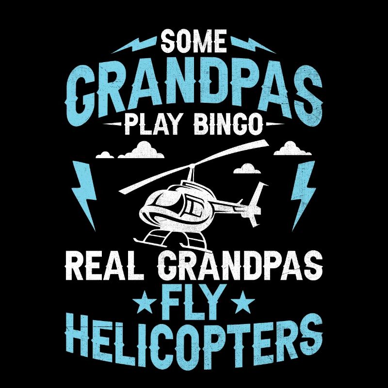 Einige Opas spielen Bingo Echte Opas Fly Helicop