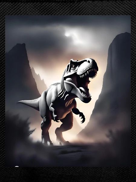 Awesome tyrannosaurus rex dinosaur