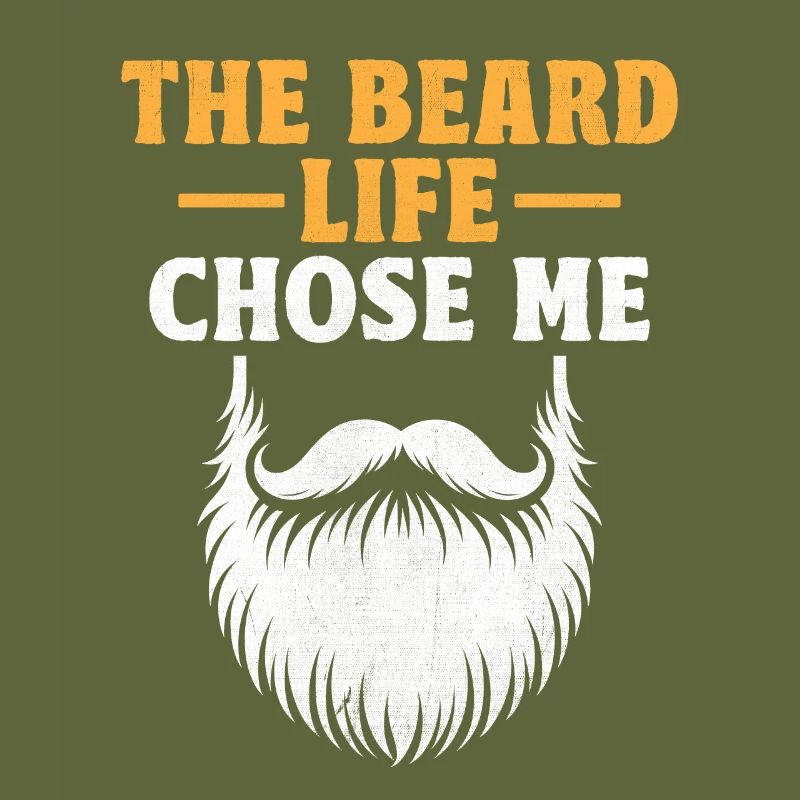 Der Bart Leben wählte mich Bärte Gesichtsbehaarung Mann