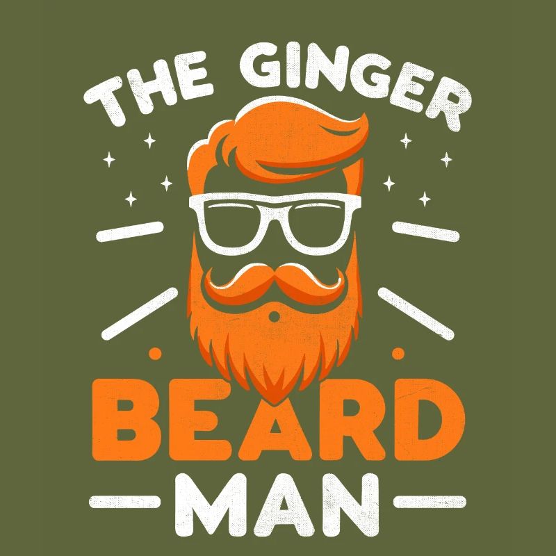 Der Ingwer Bart Mann Bärtig Gesichtsbehaarung Bärte