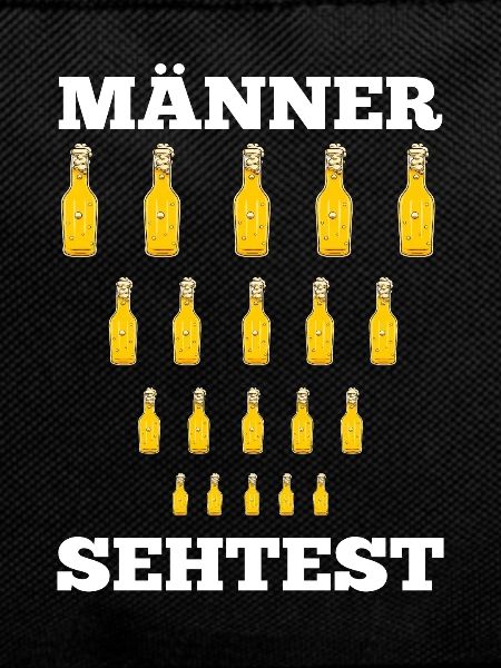Bier Männer Sehtest Bier Spruch